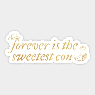 Forever is the Sweetest Con Taylor Swift Sticker